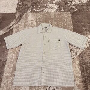 BLACKHAWK Warrior Wear 1700 Men's Large Plaid Button Up Short Sleeve Tactical